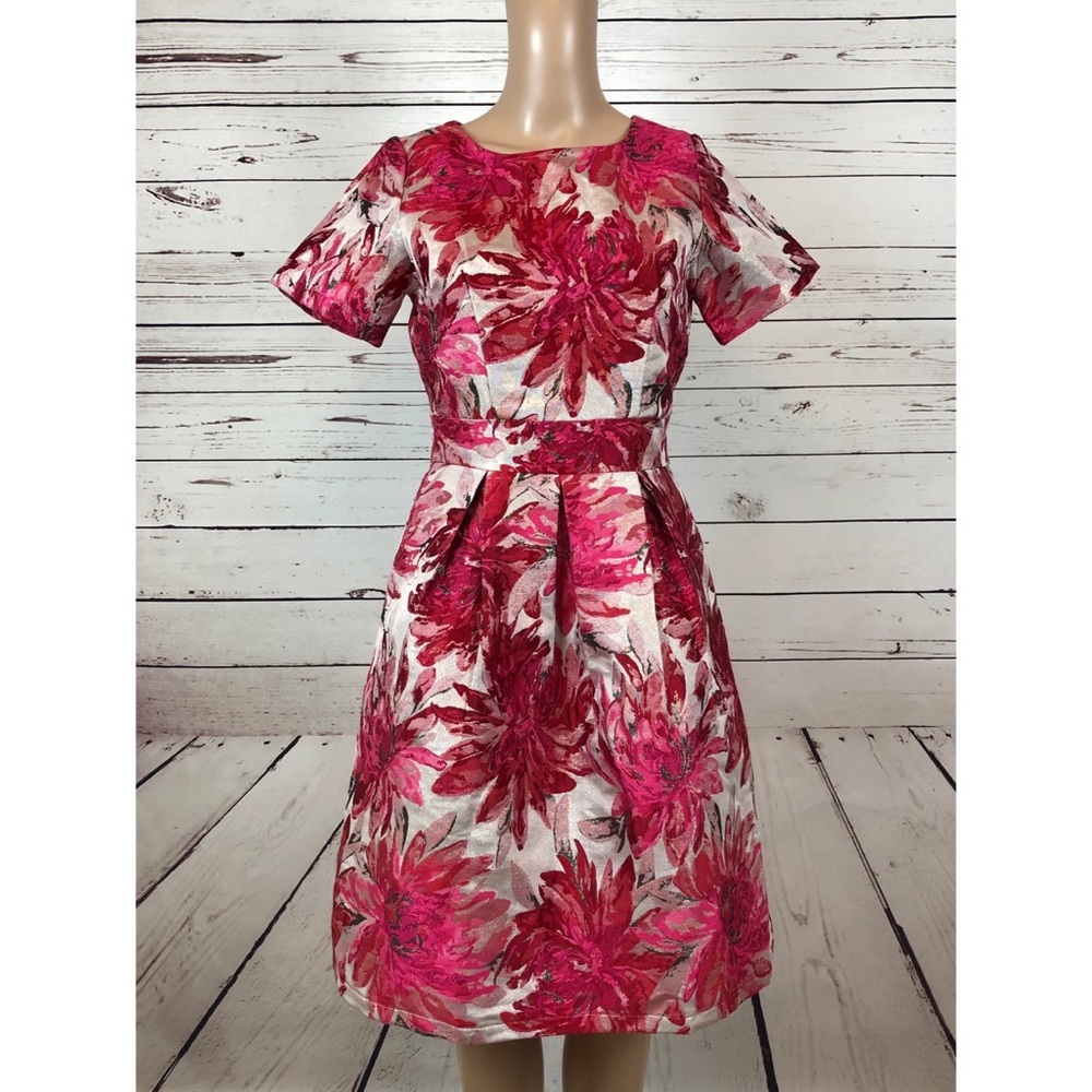 Nordstrom Eliza J Floral A-Line Dress Size 4